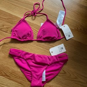 Billabong pink bikini